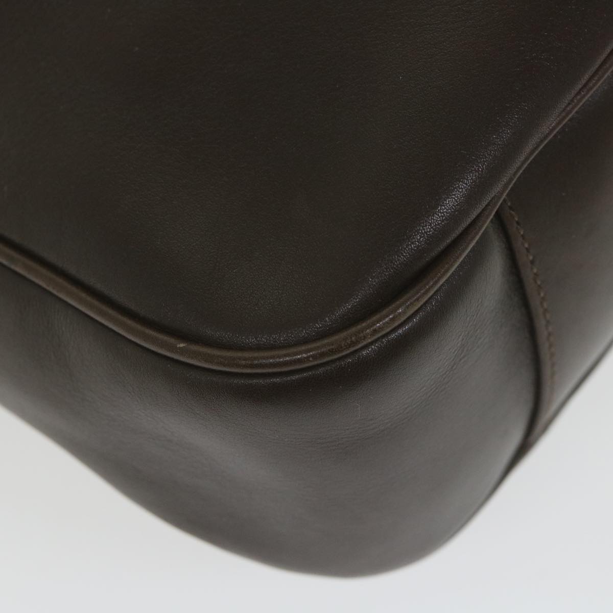 GUCCI Bamboo Shoulder Bag Leather Brown 001 1998 1577 58814