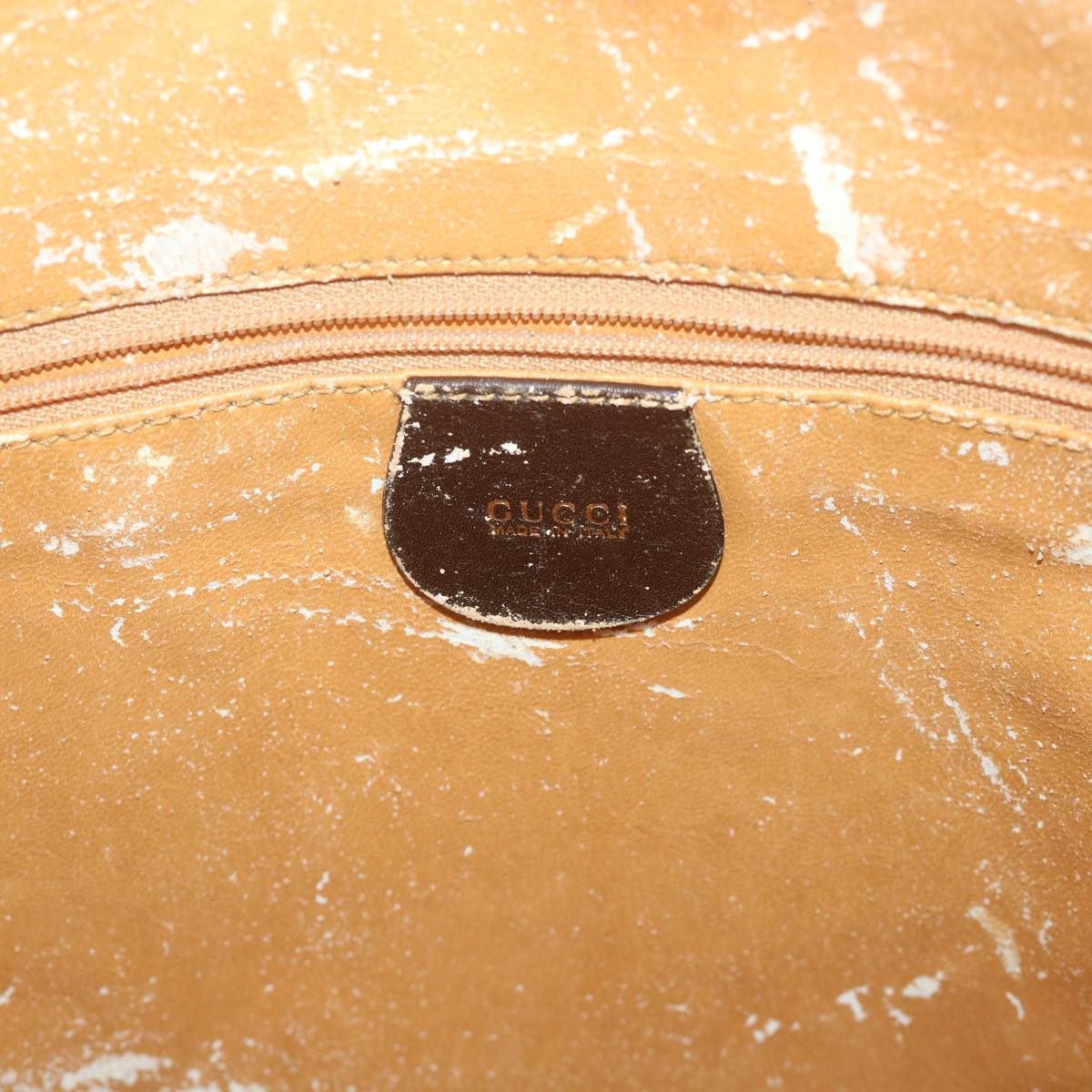 GUCCI Bamboo Shoulder Bag Leather Brown 001 1998 1577 58814