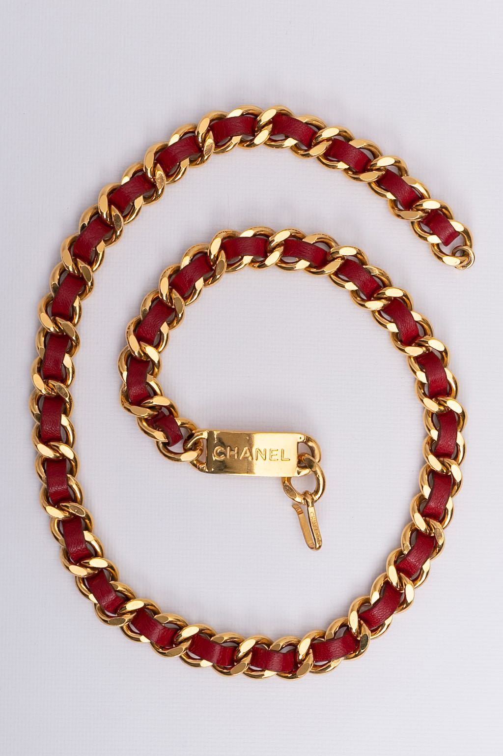 Ceinture en cuir Chanel