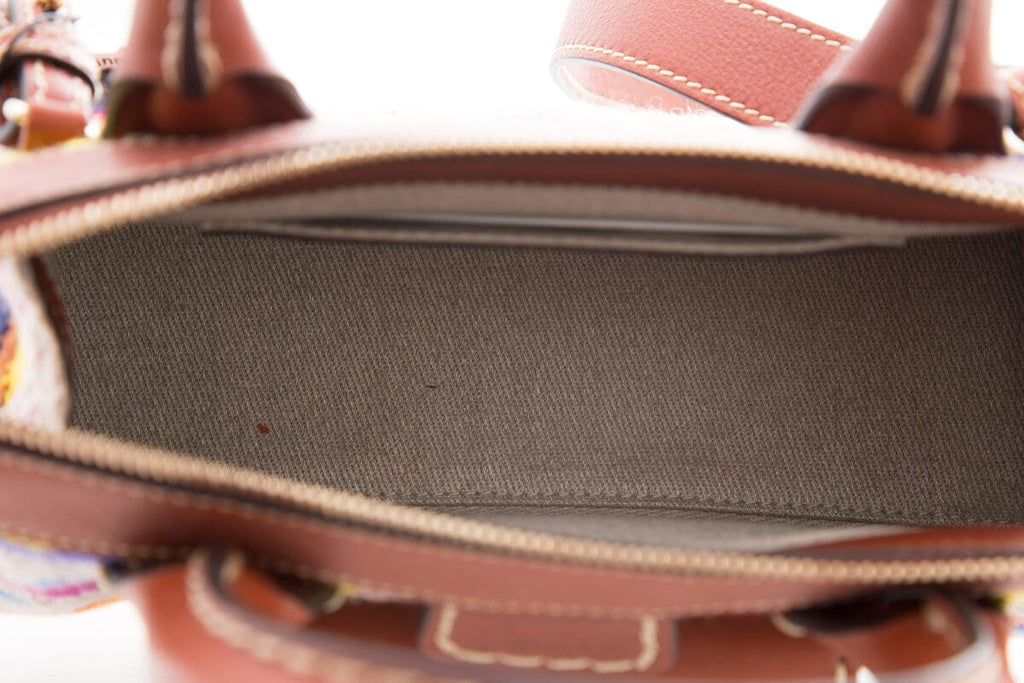 Chloe Multi Crochet & Leather Handbag