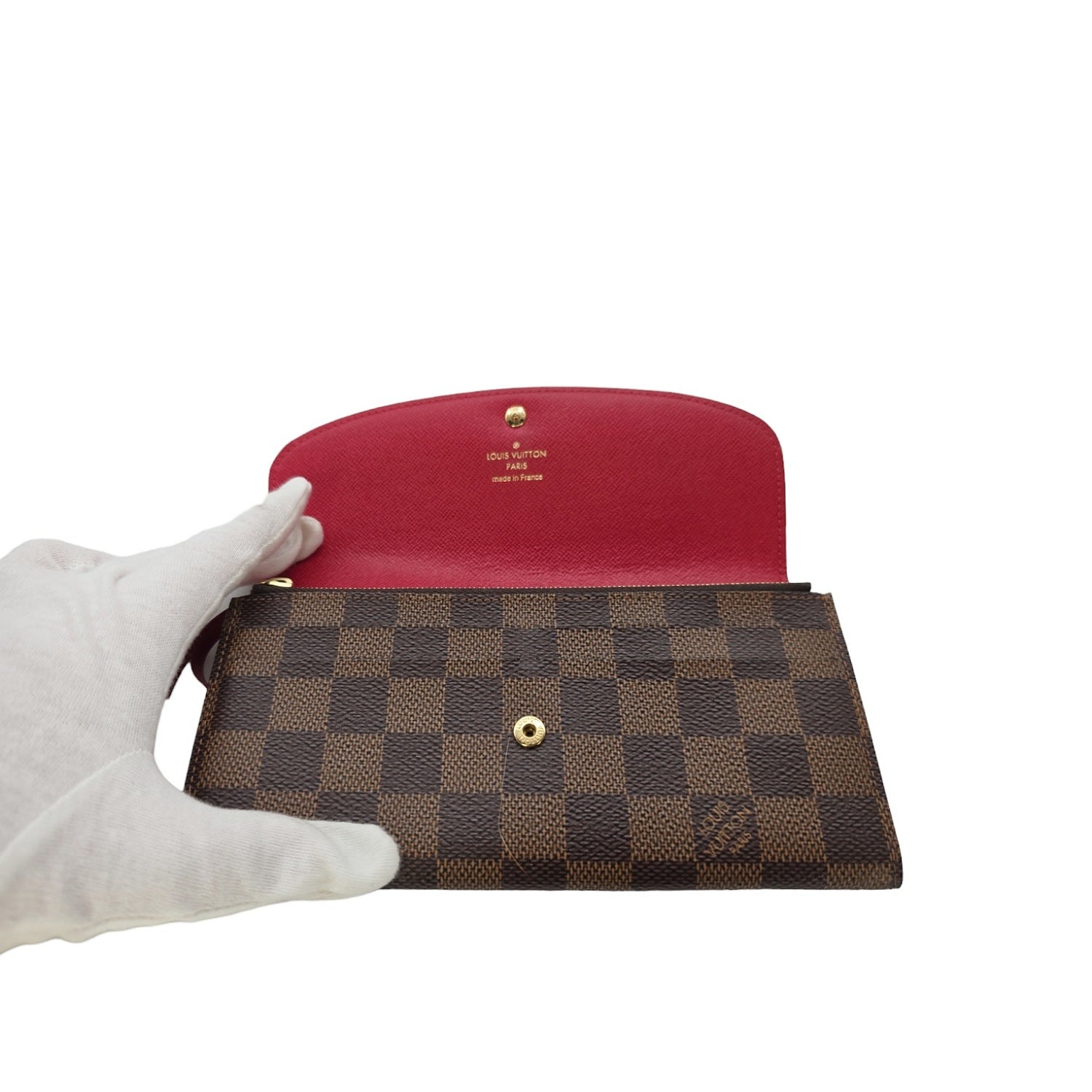Louis Vuitton Damier Ebene Emilie Wallet