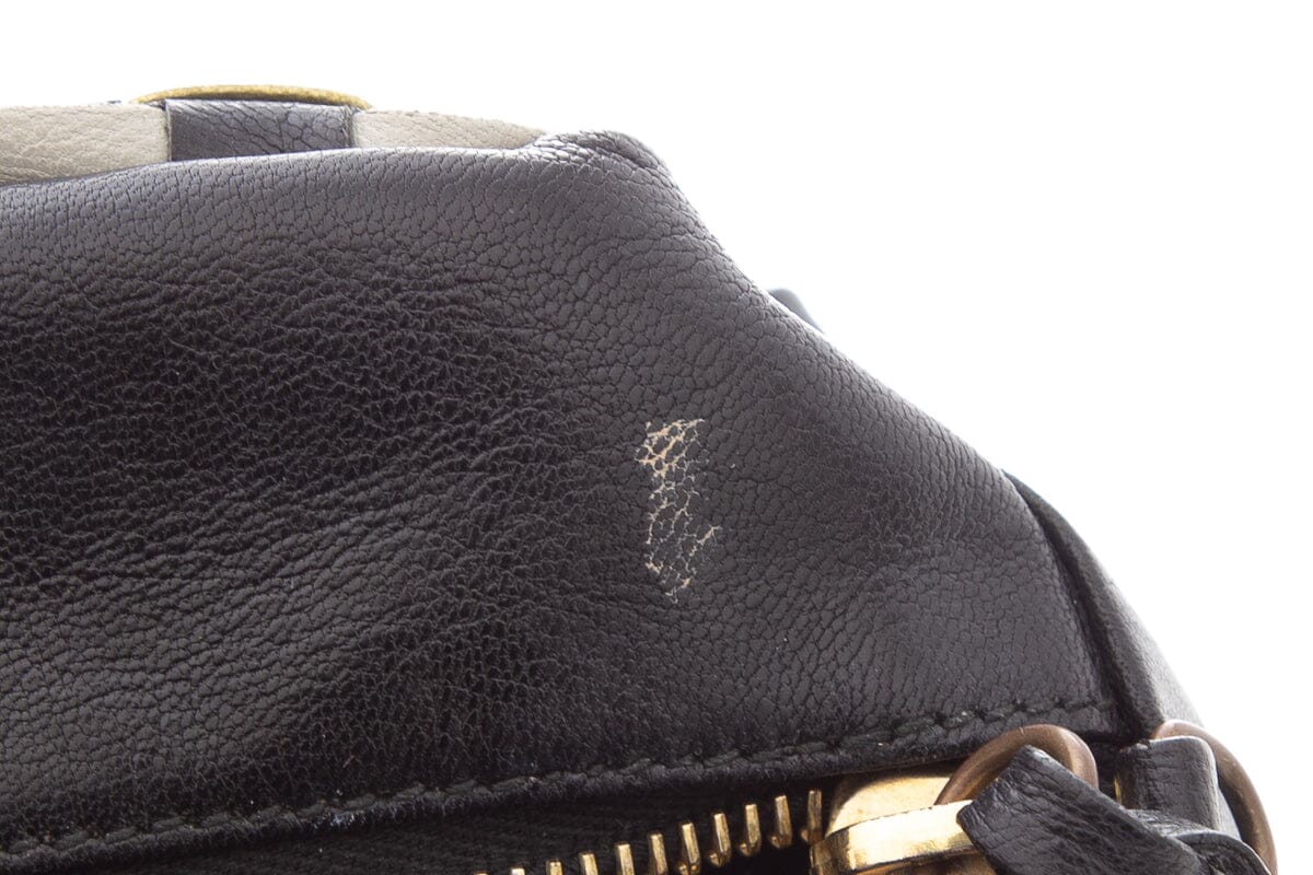 Miu Miu Black & Multi Checked Leather Cross-Body