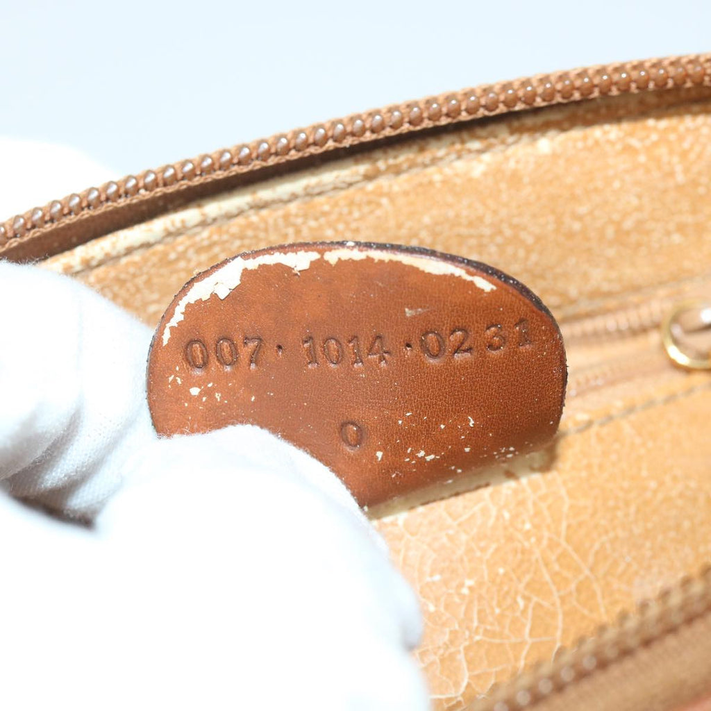 GUCCI Bamboo Hand Bag Leather 2way Brown 007 1014 0231 0 59000