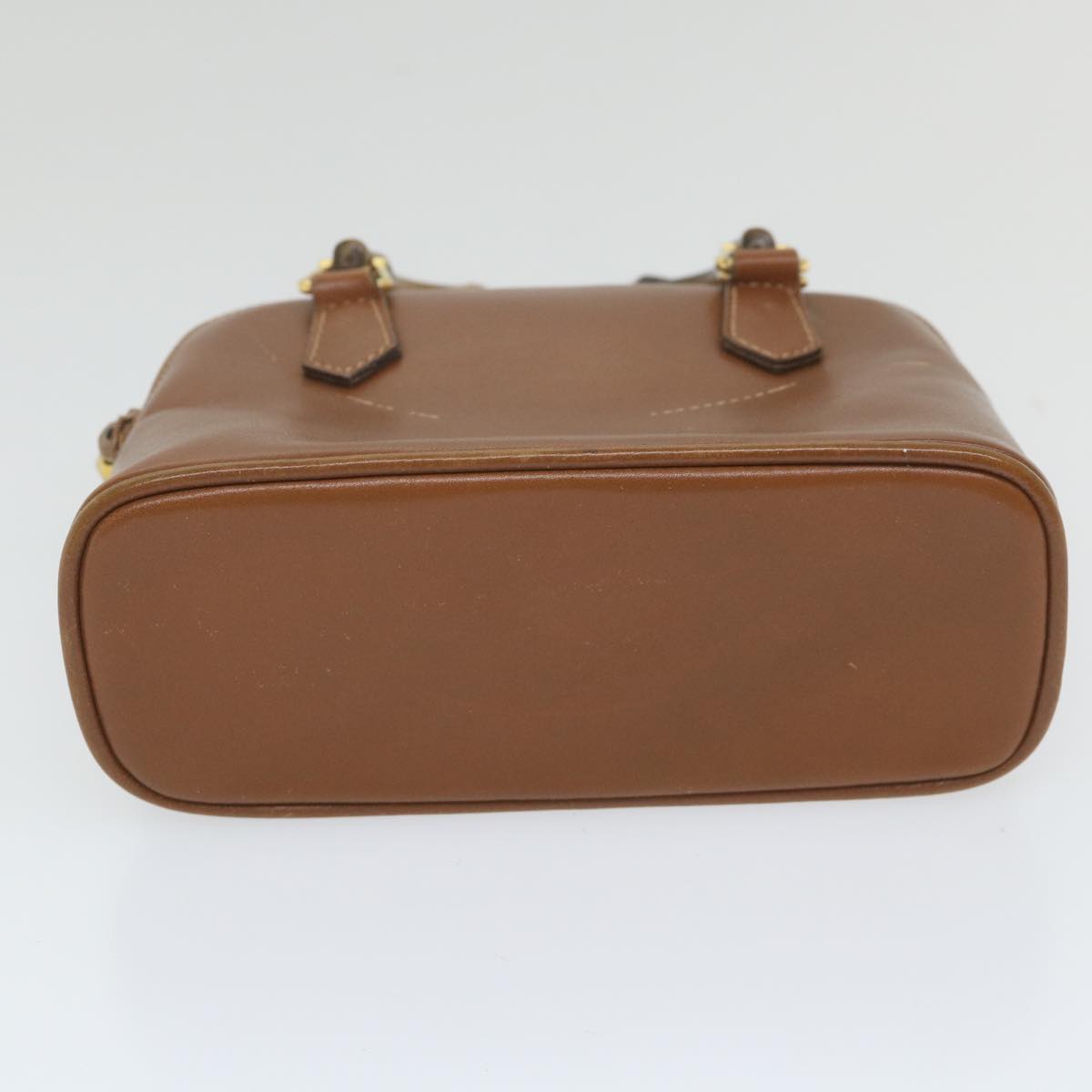 GUCCI Bamboo Hand Bag Leather 2way Brown 007 1014 0231 0 59000