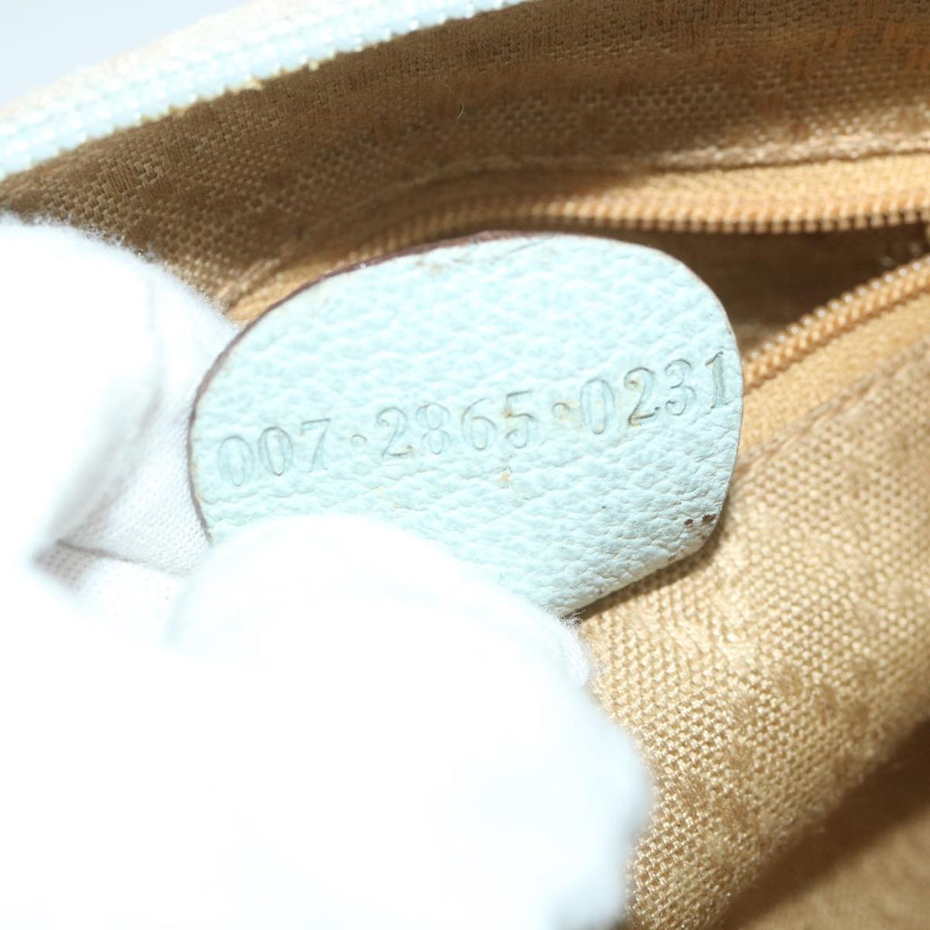 GUCCI Bamboo Hand Bag Suede 2way Light Blue 007 2865 0231 59001