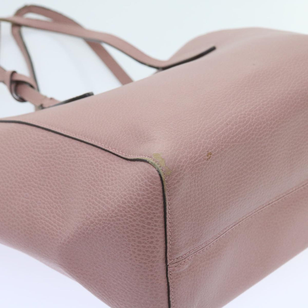GUCCI Tote Bag Leather Pink 354408 59060
