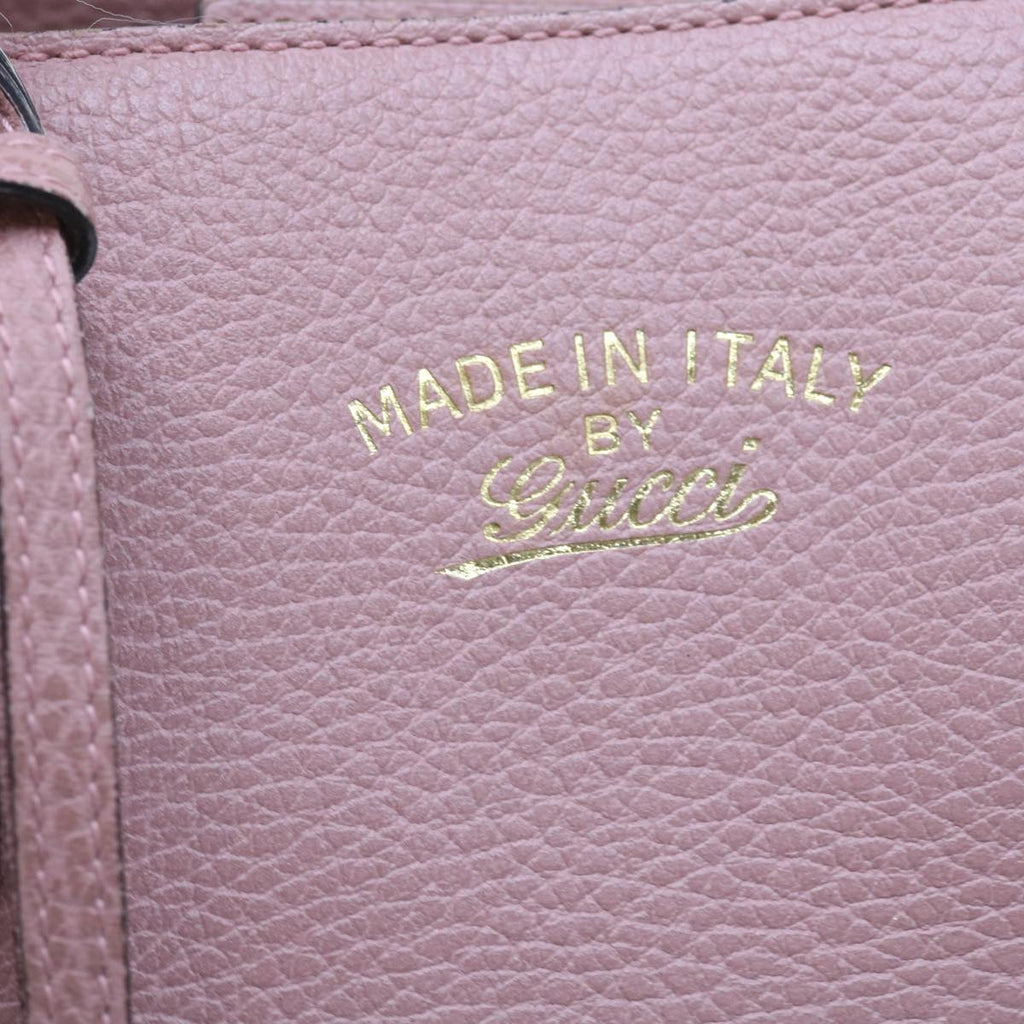 GUCCI Tote Bag Leather Pink 354408 59060