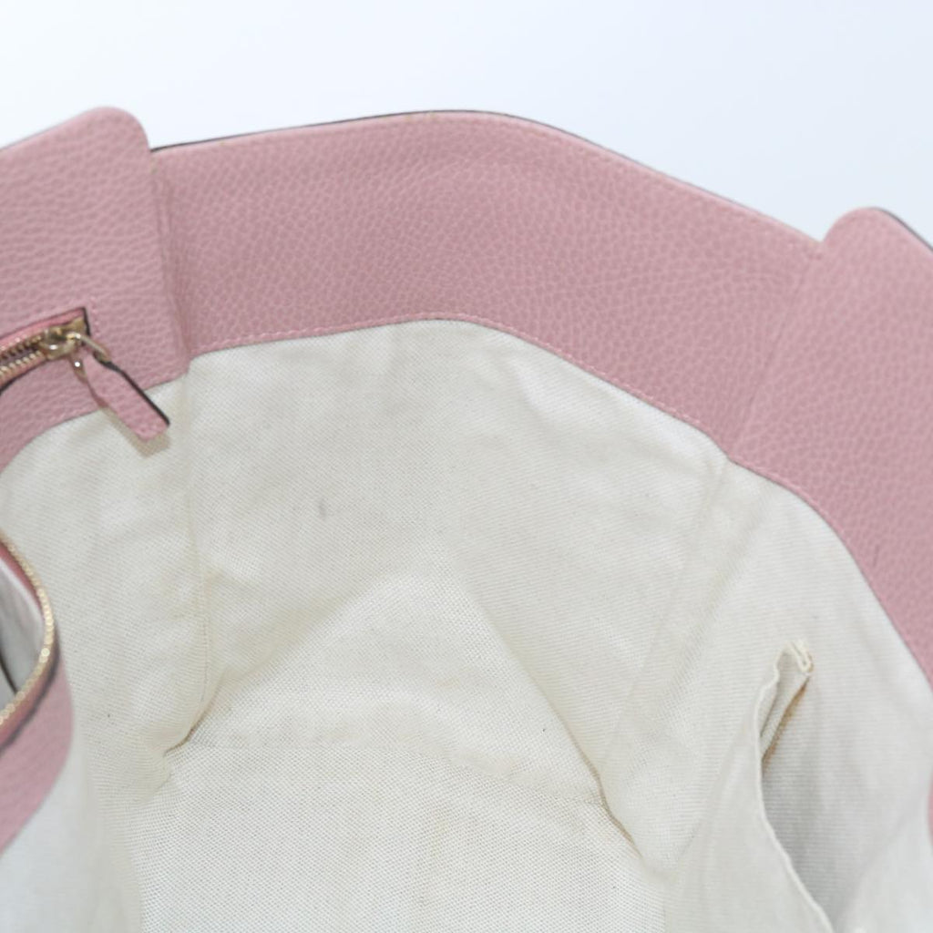 GUCCI Tote Bag Leather Pink 354408 59060