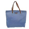 GUCCI GG Canvas Tote Bag Blue 295252 59064