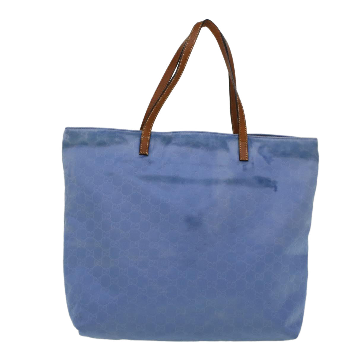 GUCCI GG Canvas Tote Bag Blue 295252 59064