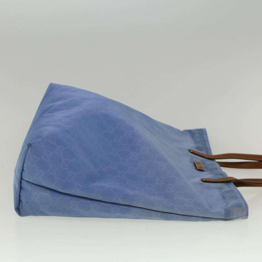 GUCCI GG Canvas Tote Bag Blue 295252 59064