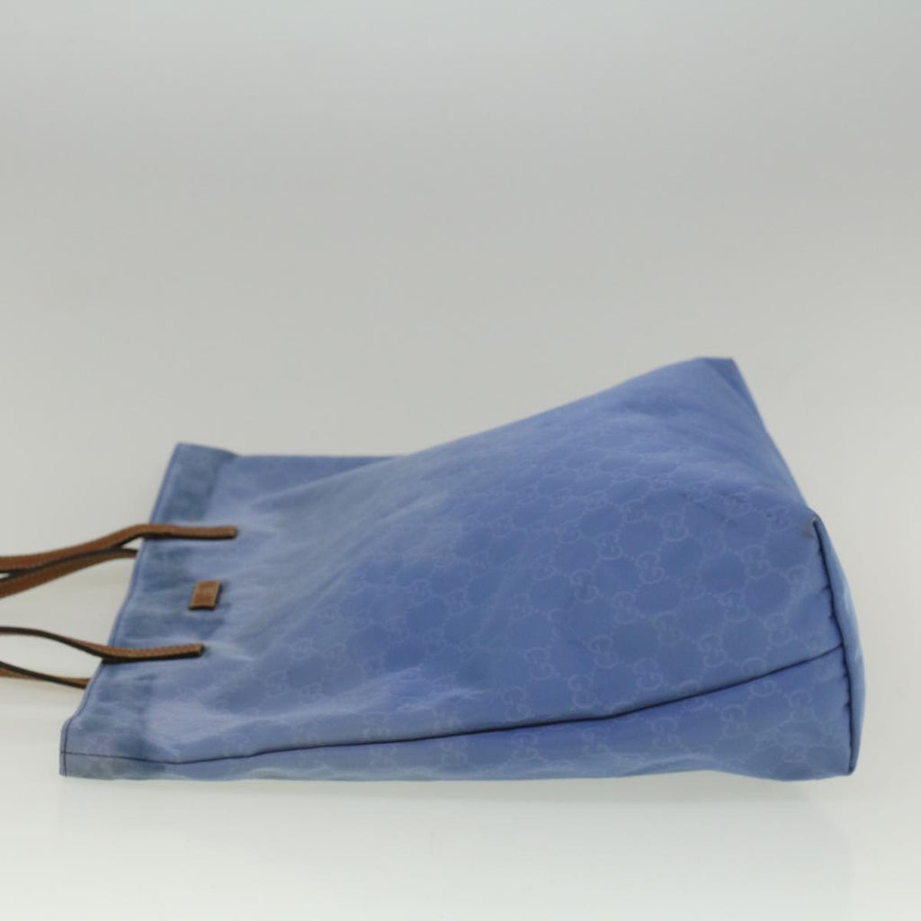 GUCCI GG Canvas Tote Bag Blue 295252 59064