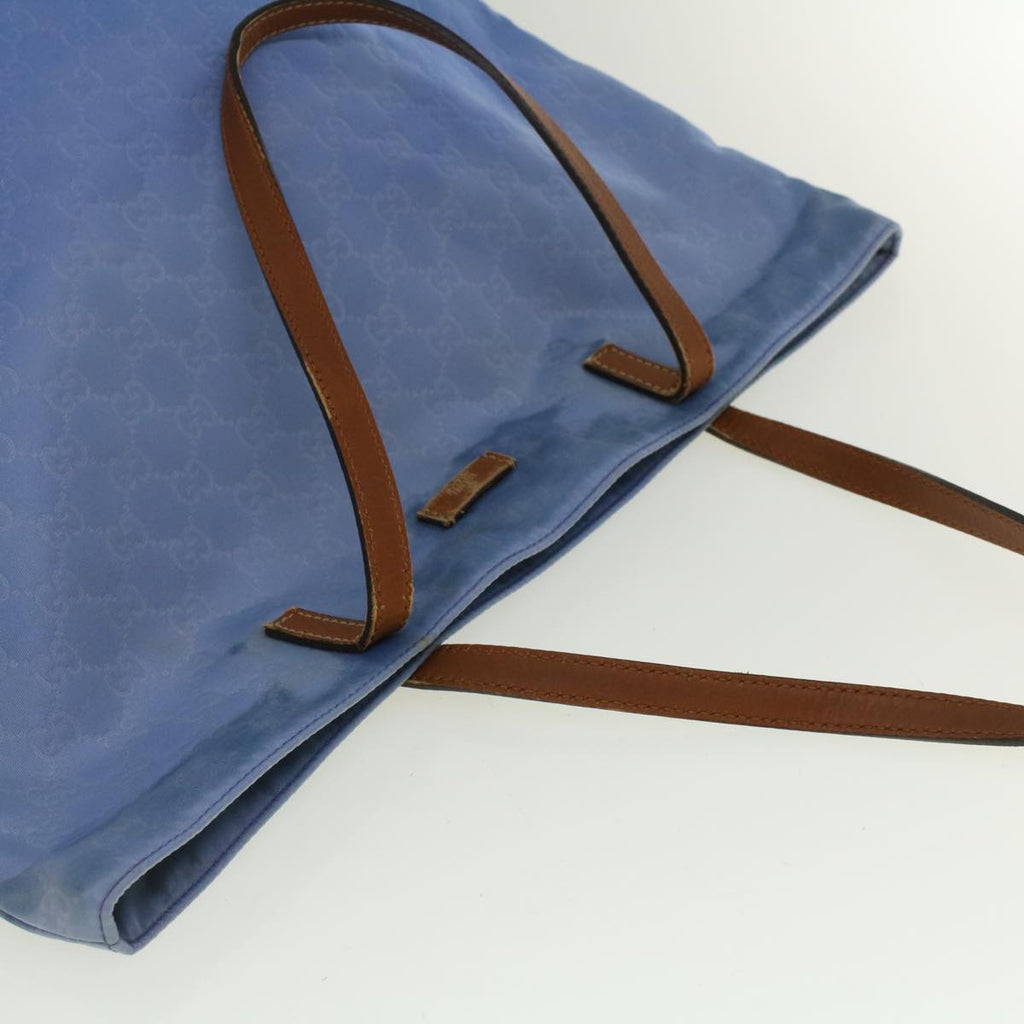 GUCCI GG Canvas Tote Bag Blue 295252 59064