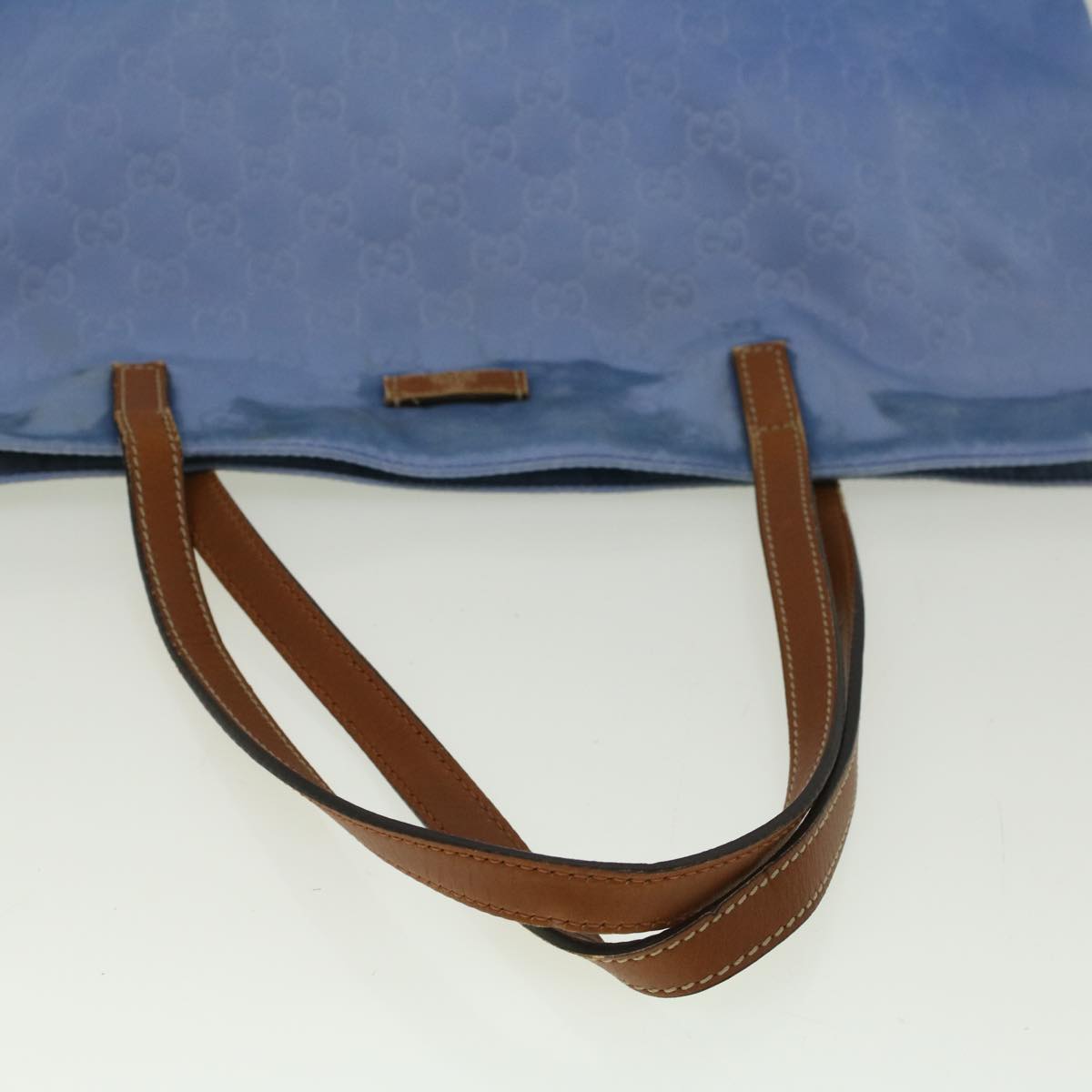 GUCCI GG Canvas Tote Bag Blue 295252 59064