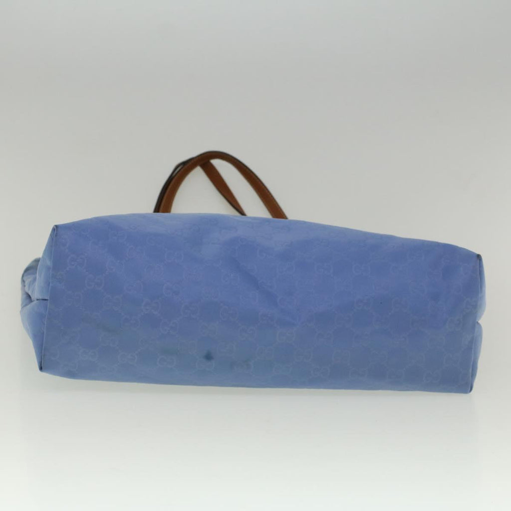 GUCCI GG Canvas Tote Bag Blue 295252 59064