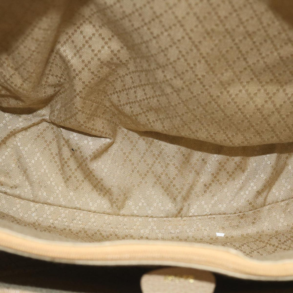 GUCCI Bamboo Shoulder Bag Suede 2way Beige 002 123 0322 59066