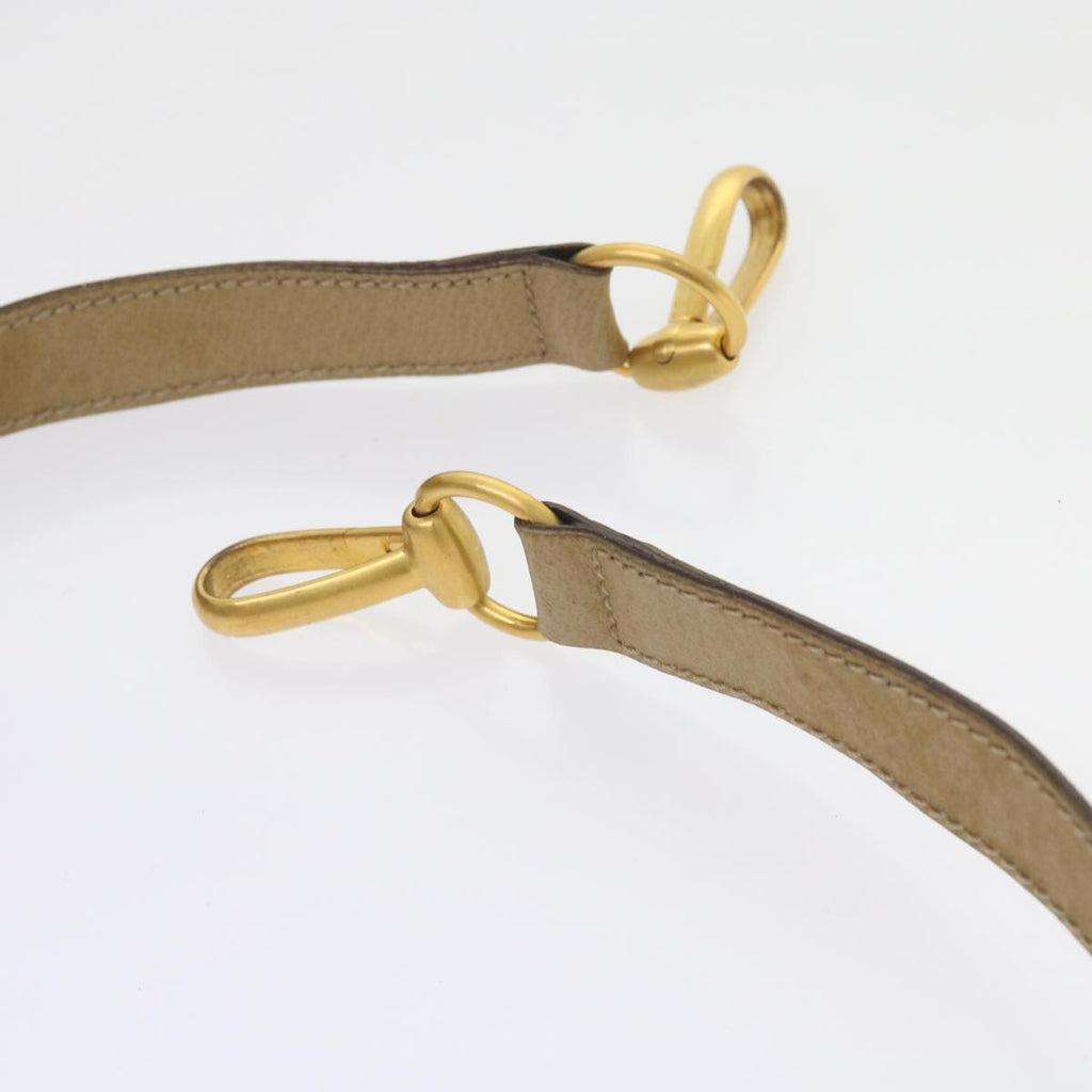GUCCI Bamboo Shoulder Bag Suede 2way Beige 002 123 0322 59066