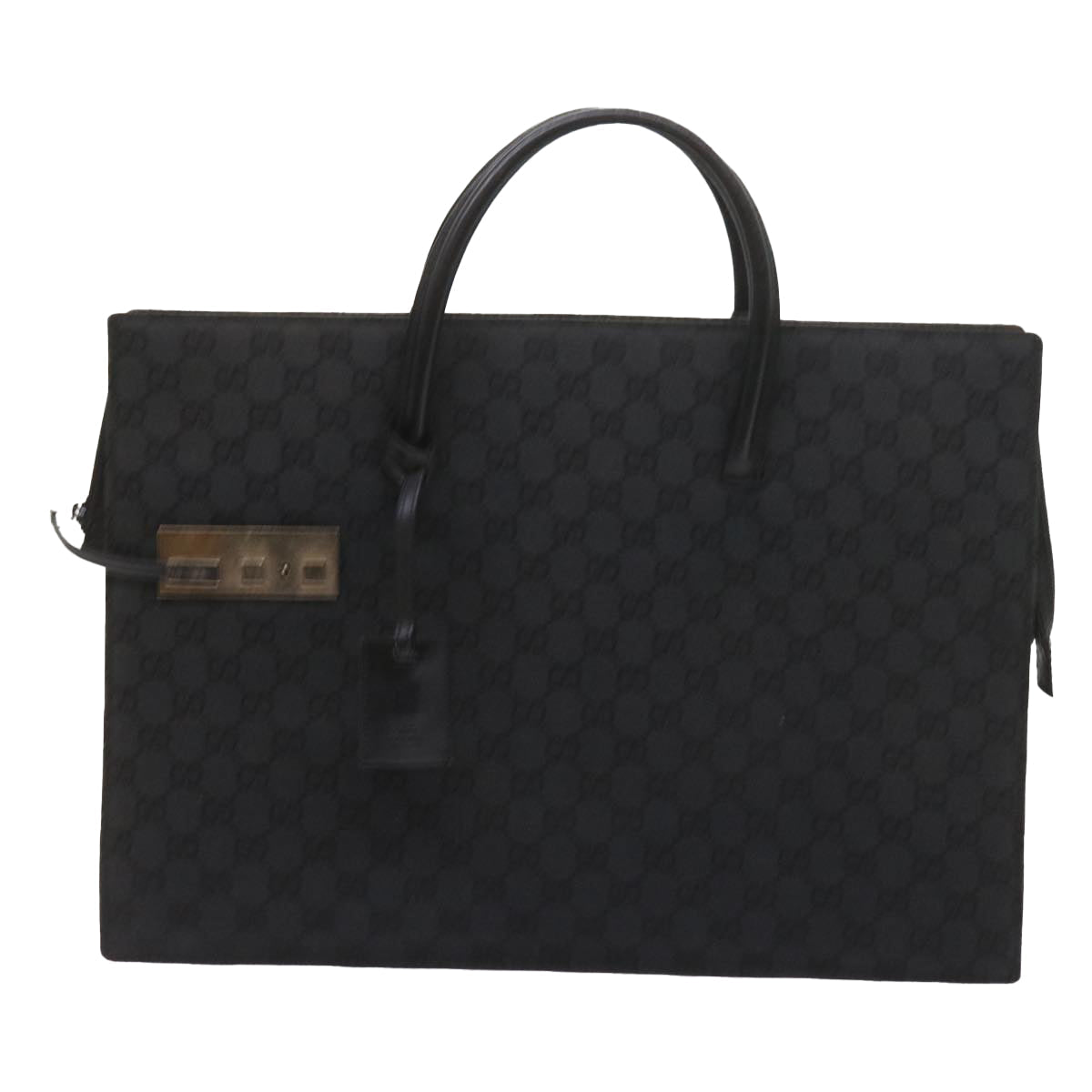 GUCCI GG Canvas Hand Bag Black 015 3708 001998 59067