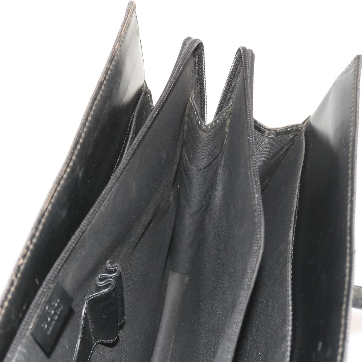 GUCCI GG Canvas Hand Bag Black 015 3708 001998 59067