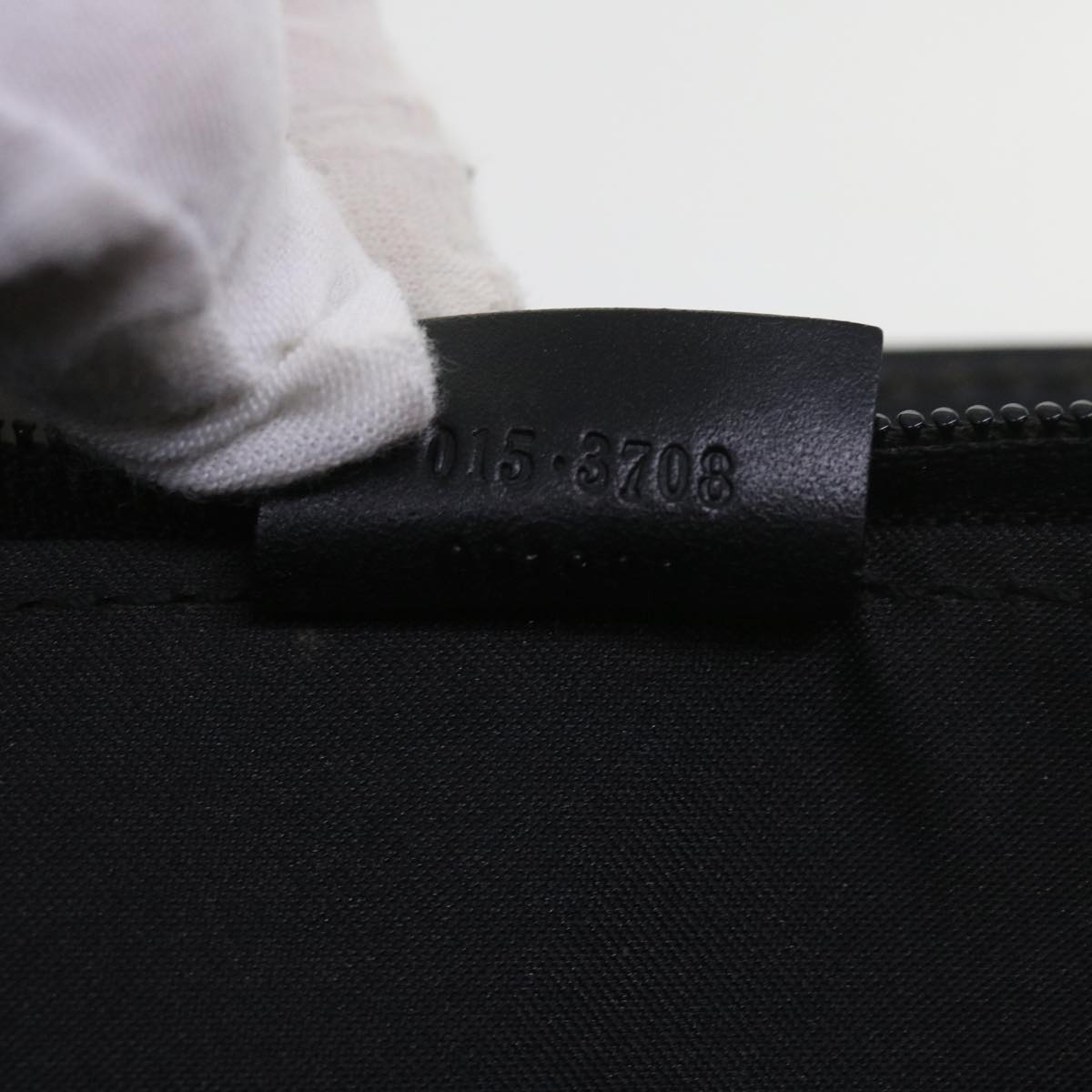 GUCCI GG Canvas Hand Bag Black 015 3708 001998 59067