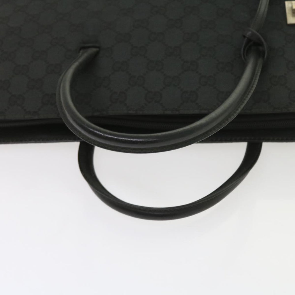GUCCI GG Canvas Hand Bag Black 015 3708 001998 59067