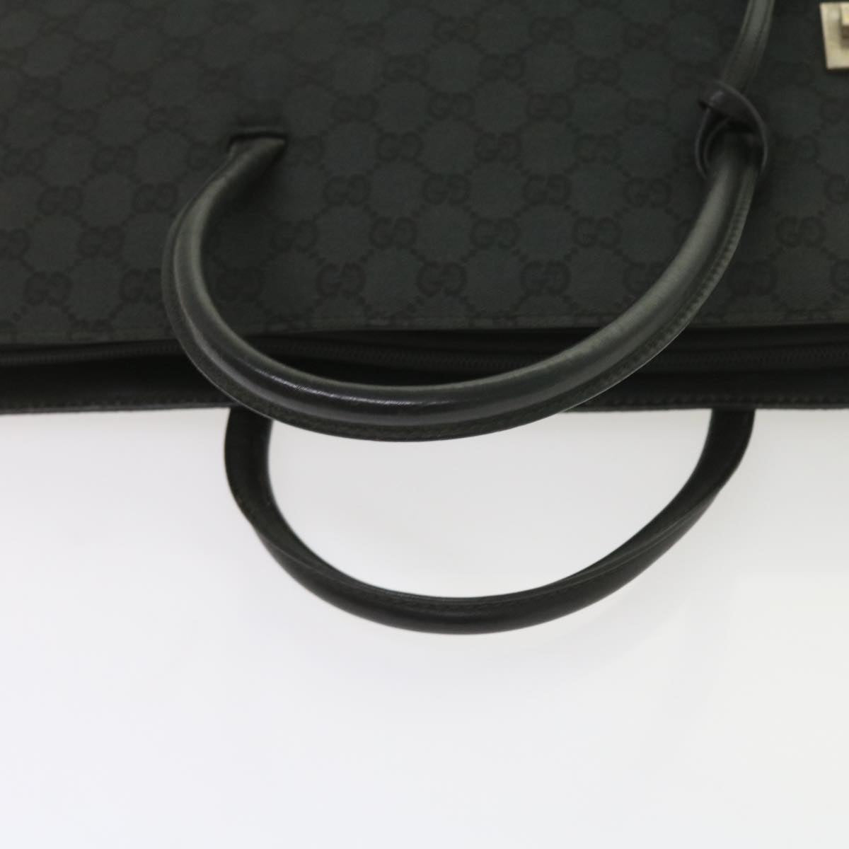 GUCCI GG Canvas Hand Bag Black 015 3708 001998 59067