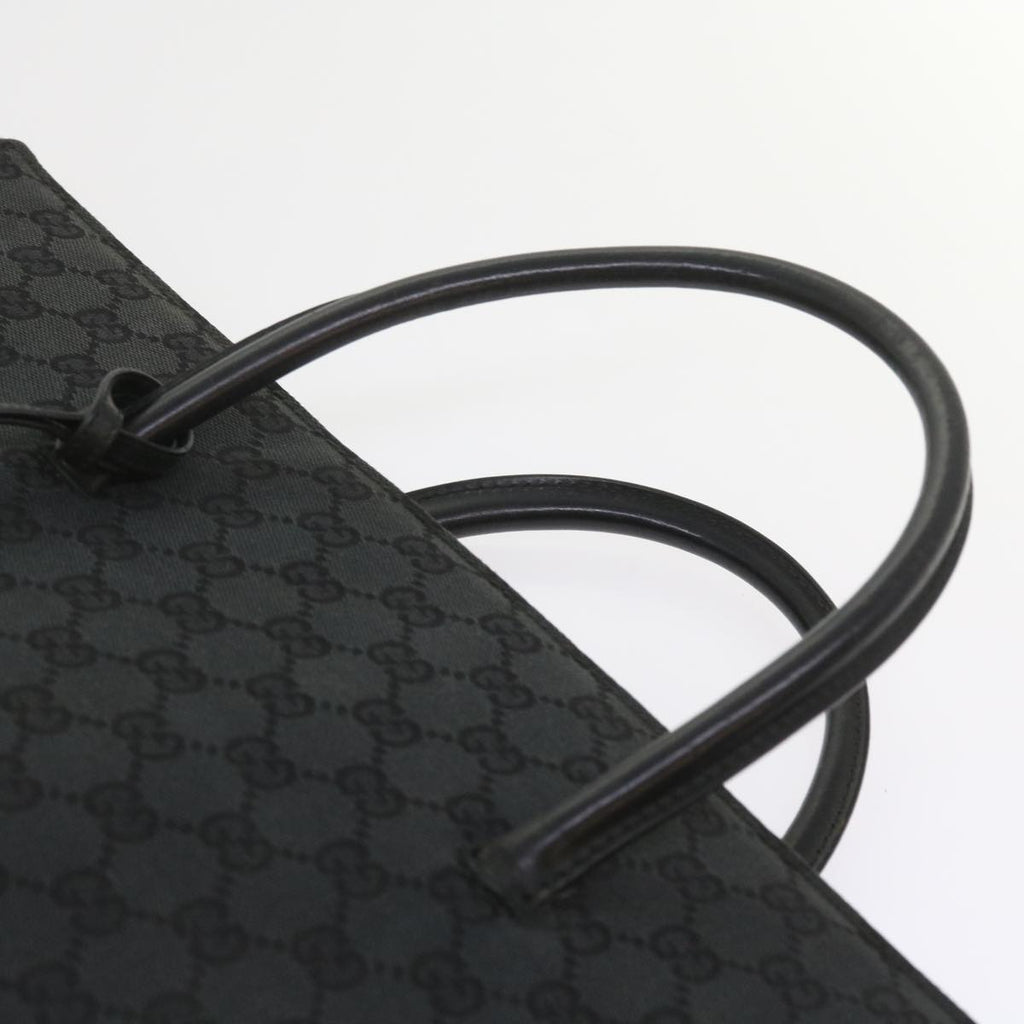 GUCCI GG Canvas Hand Bag Black 015 3708 001998 59067