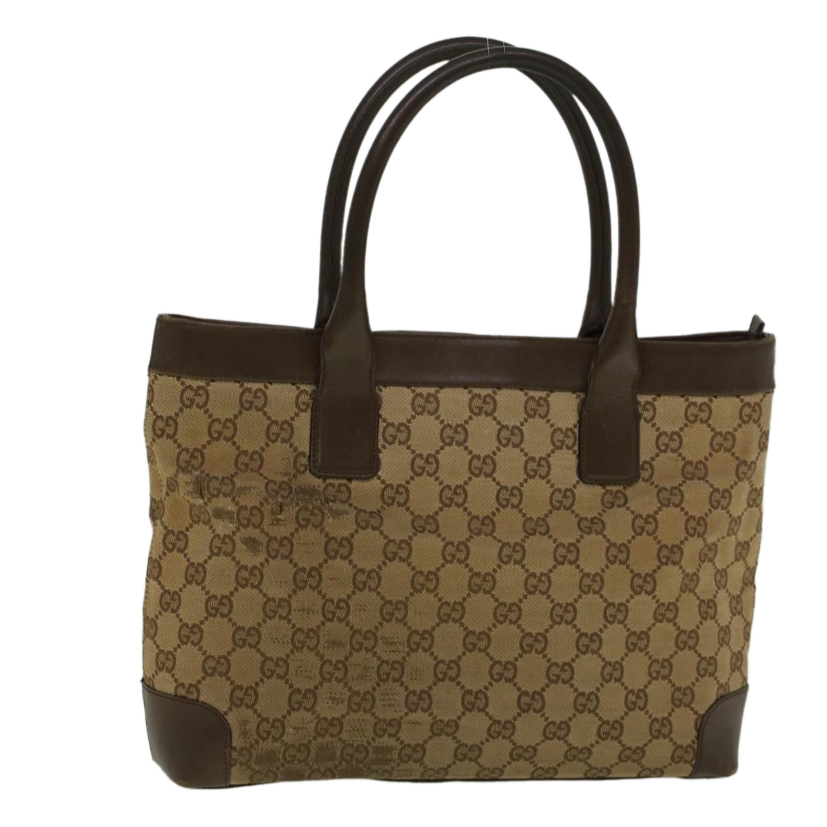 GUCCI GG Canvas Hand Bag Beige 002 1119 002113 59068