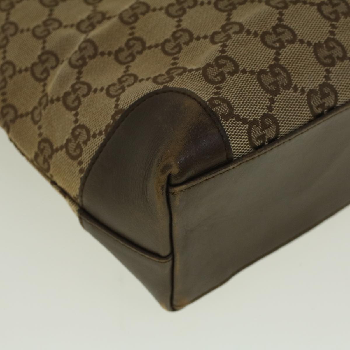 GUCCI GG Canvas Hand Bag Beige 002 1119 002113 59068