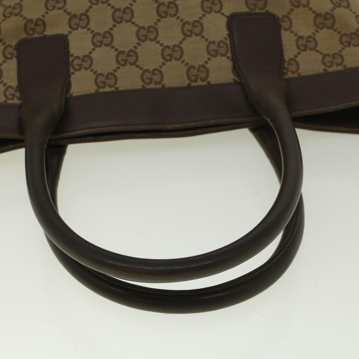 GUCCI GG Canvas Hand Bag Beige 002 1119 002113 59068