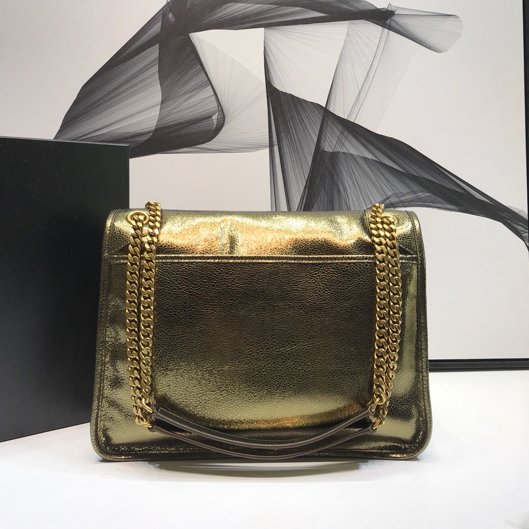 GLAMI Niki MeGLAMIum Chain Bag Yellow Copper For Women 11in/28cm YSL