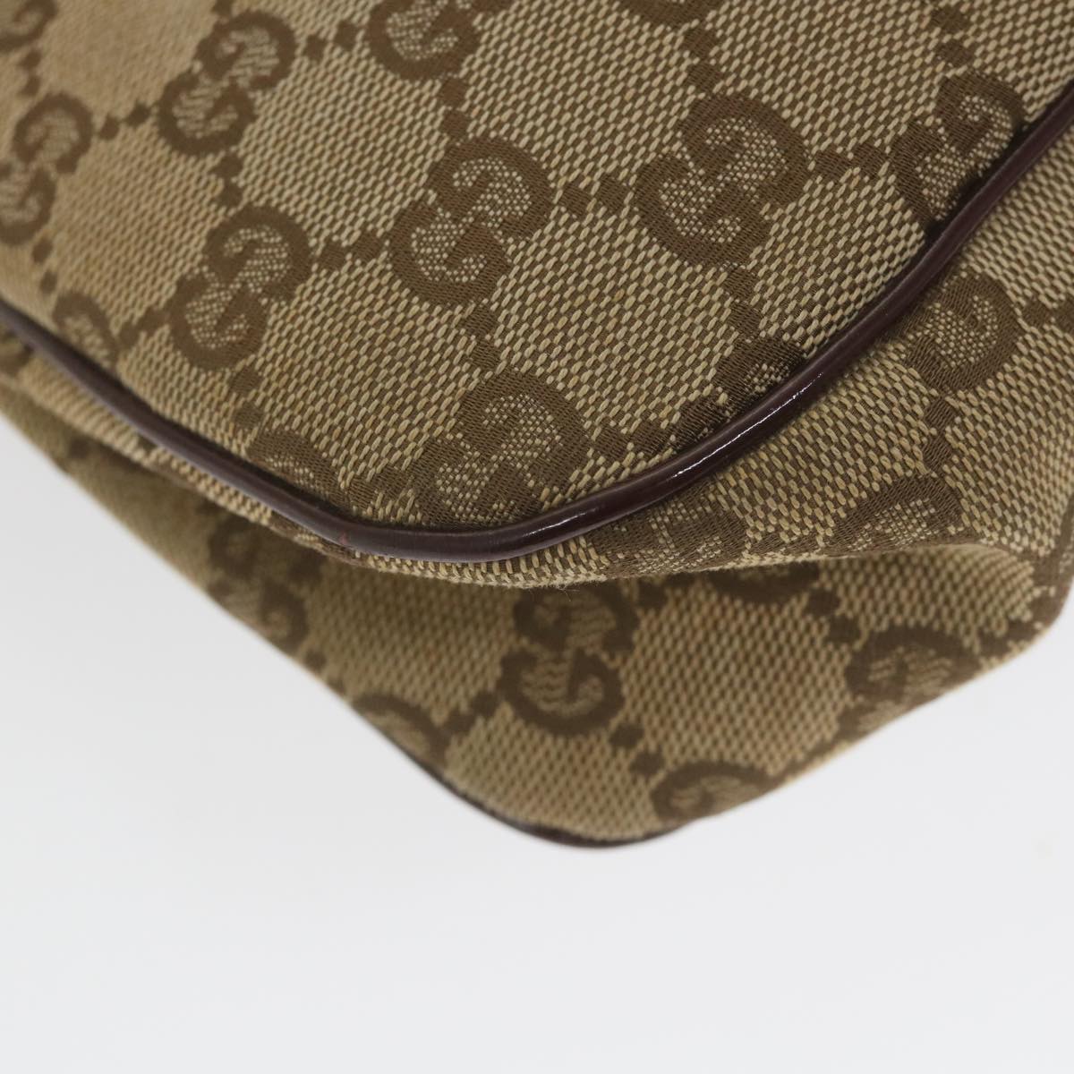 GUCCI GG Canvas Tote Bag Beige 121023 59071