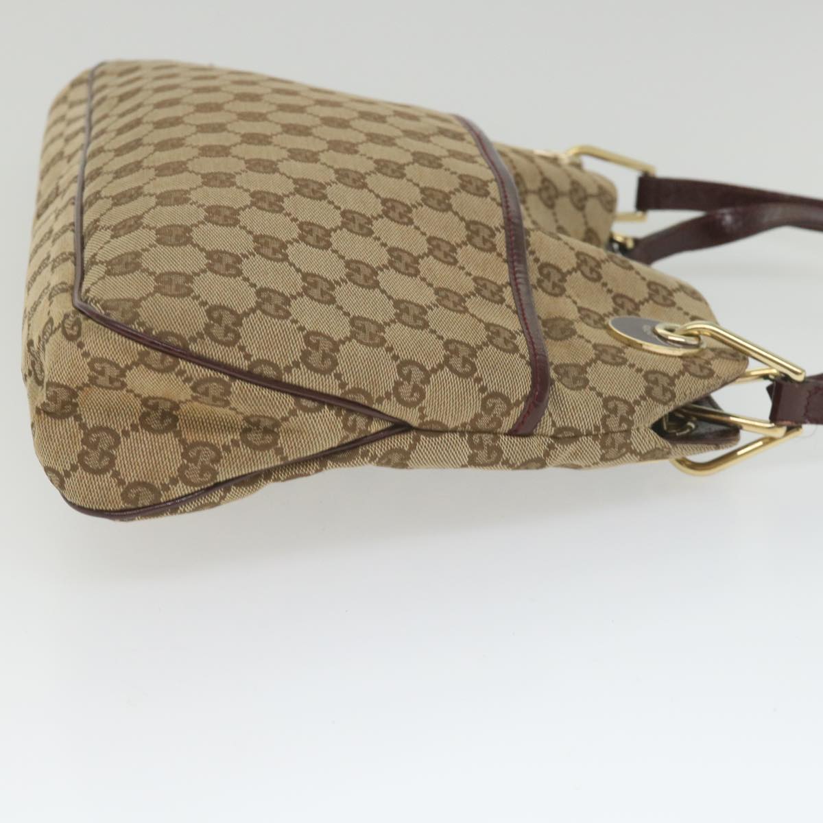 GUCCI GG Canvas Tote Bag Beige 121023 59071