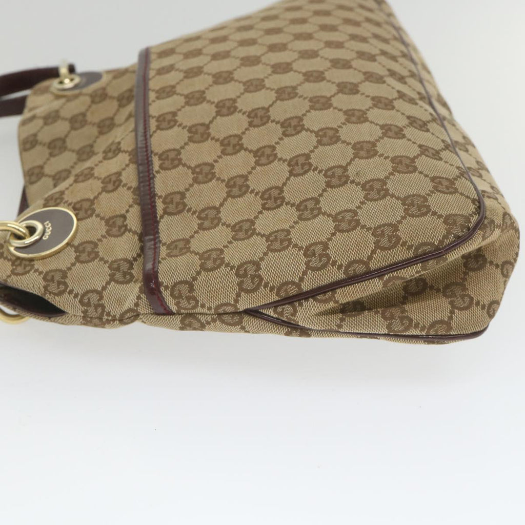 GUCCI GG Canvas Tote Bag Beige 121023 59071