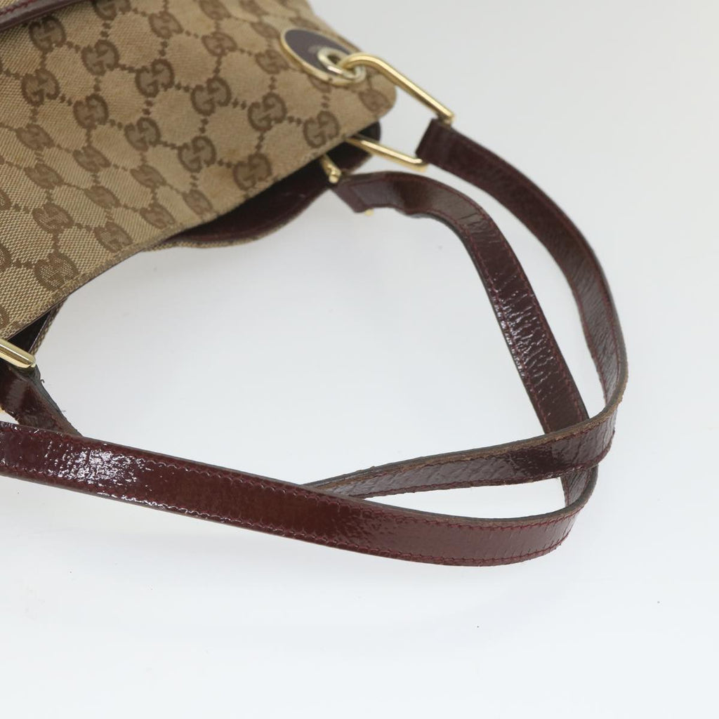 GUCCI GG Canvas Tote Bag Beige 121023 59071