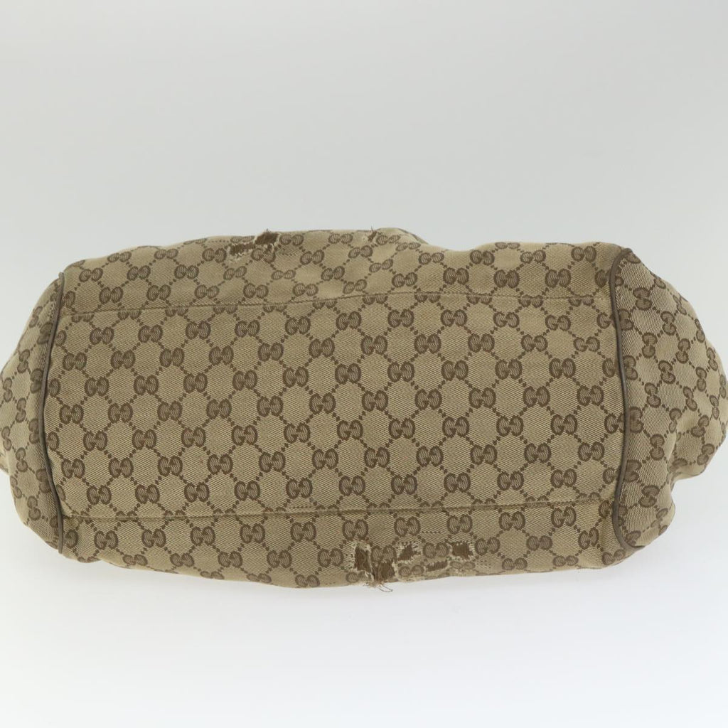 GUCCI GG Canvas Hand Bag Beige 223974 59072