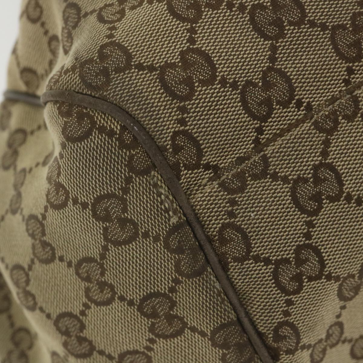 GUCCI GG Canvas Hand Bag Beige 223974 59072