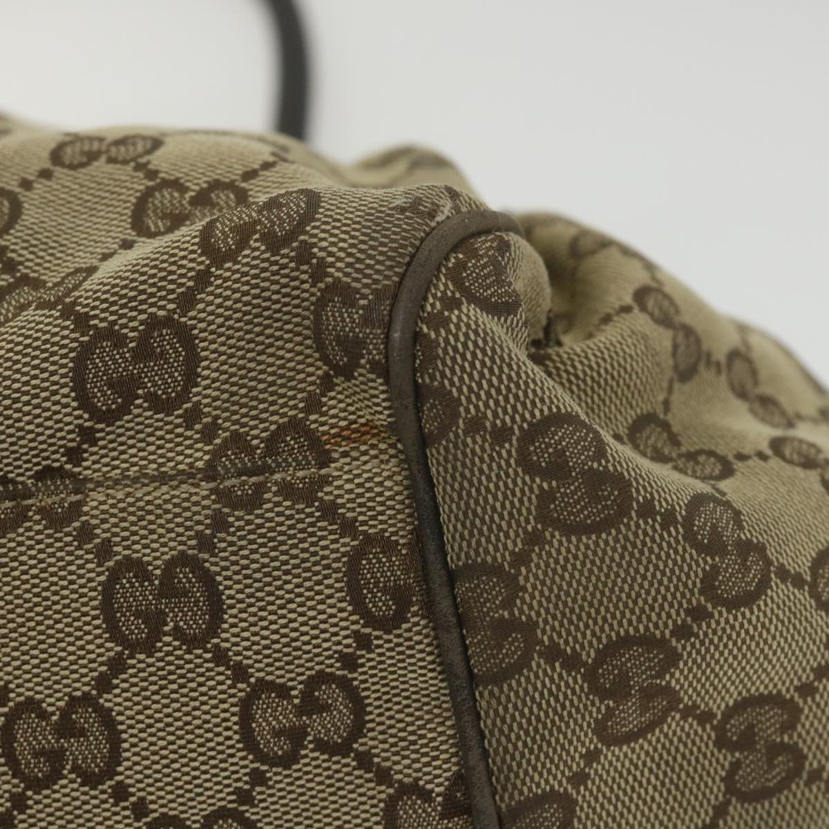 GUCCI GG Canvas Hand Bag Beige 223974 59072