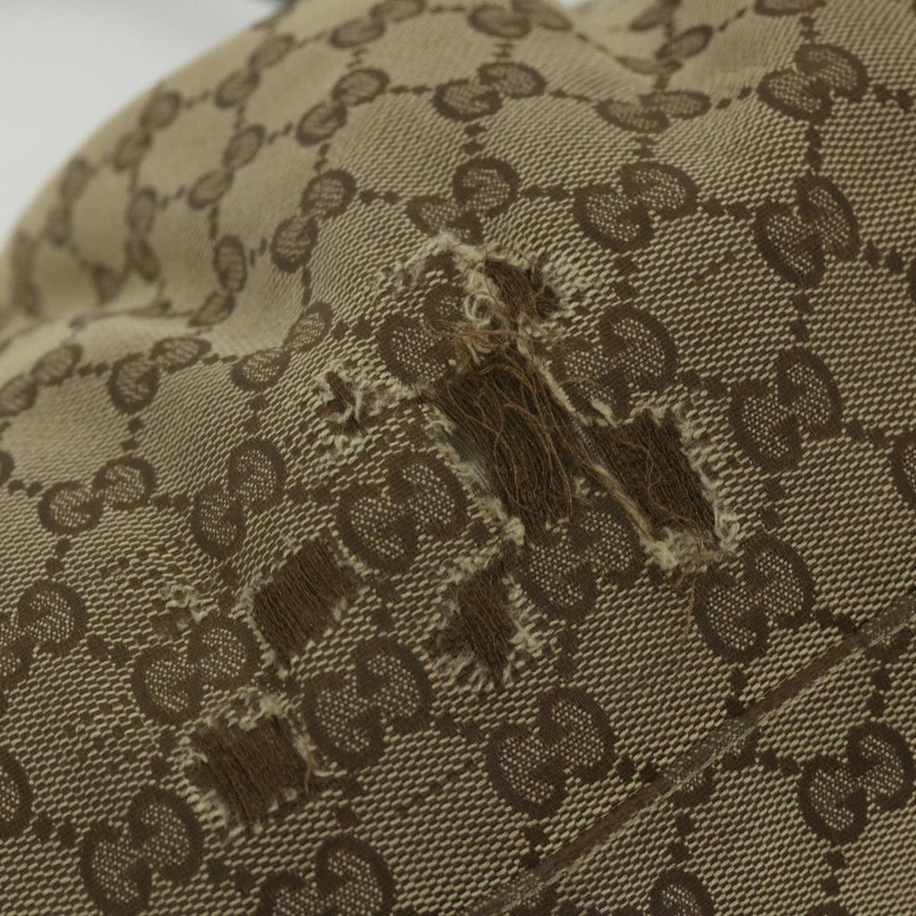 GUCCI GG Canvas Hand Bag Beige 223974 59072