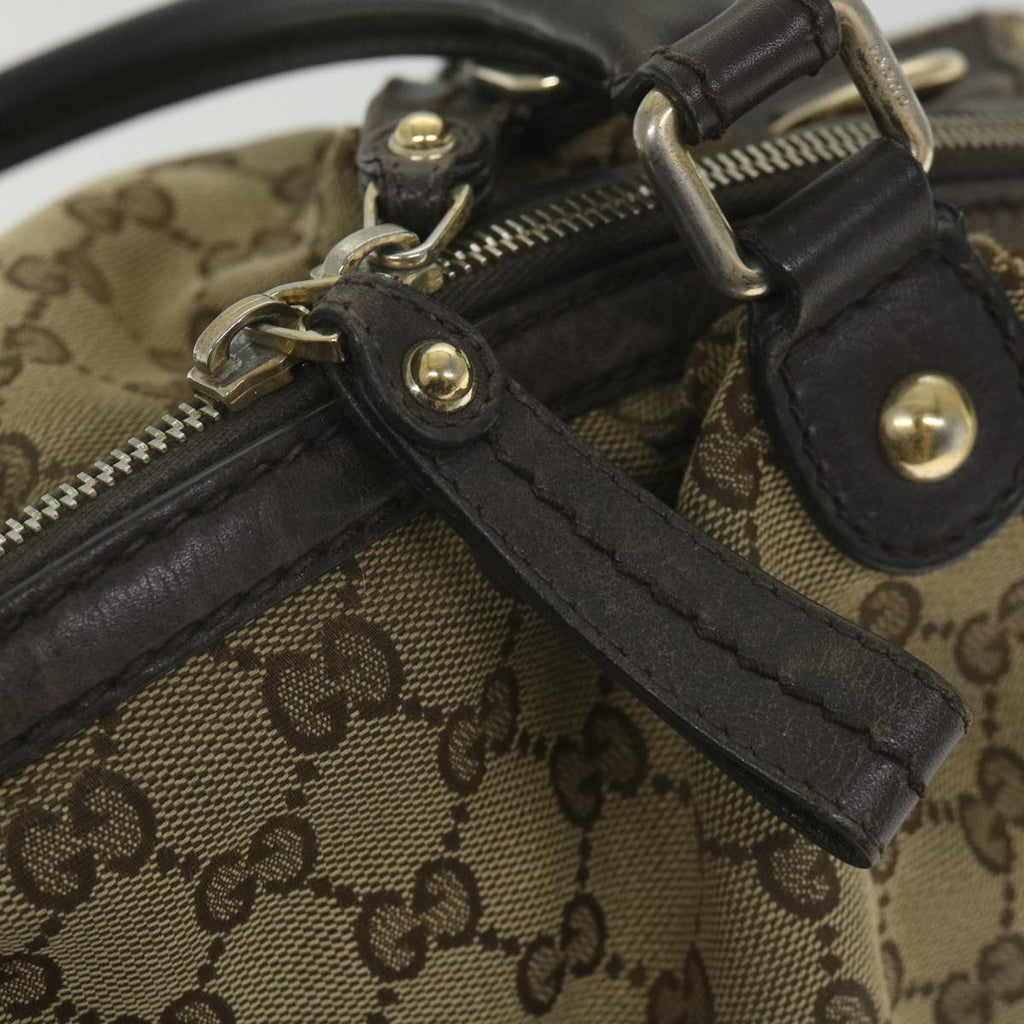 GUCCI GG Canvas Hand Bag Beige 223974 59072