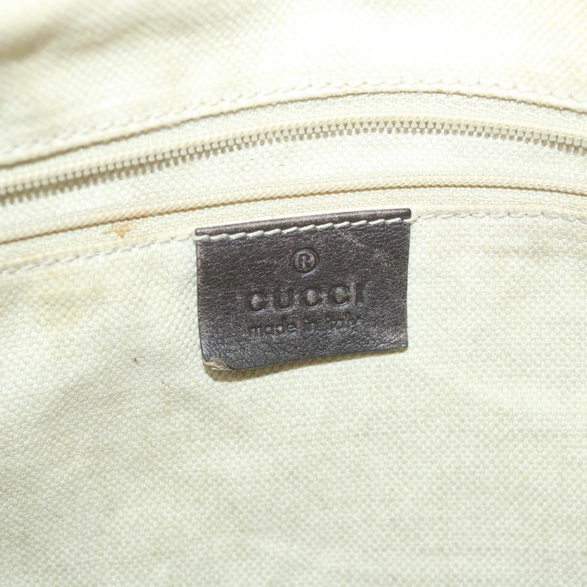 GUCCI GG Canvas Hand Bag Beige 223974 59072