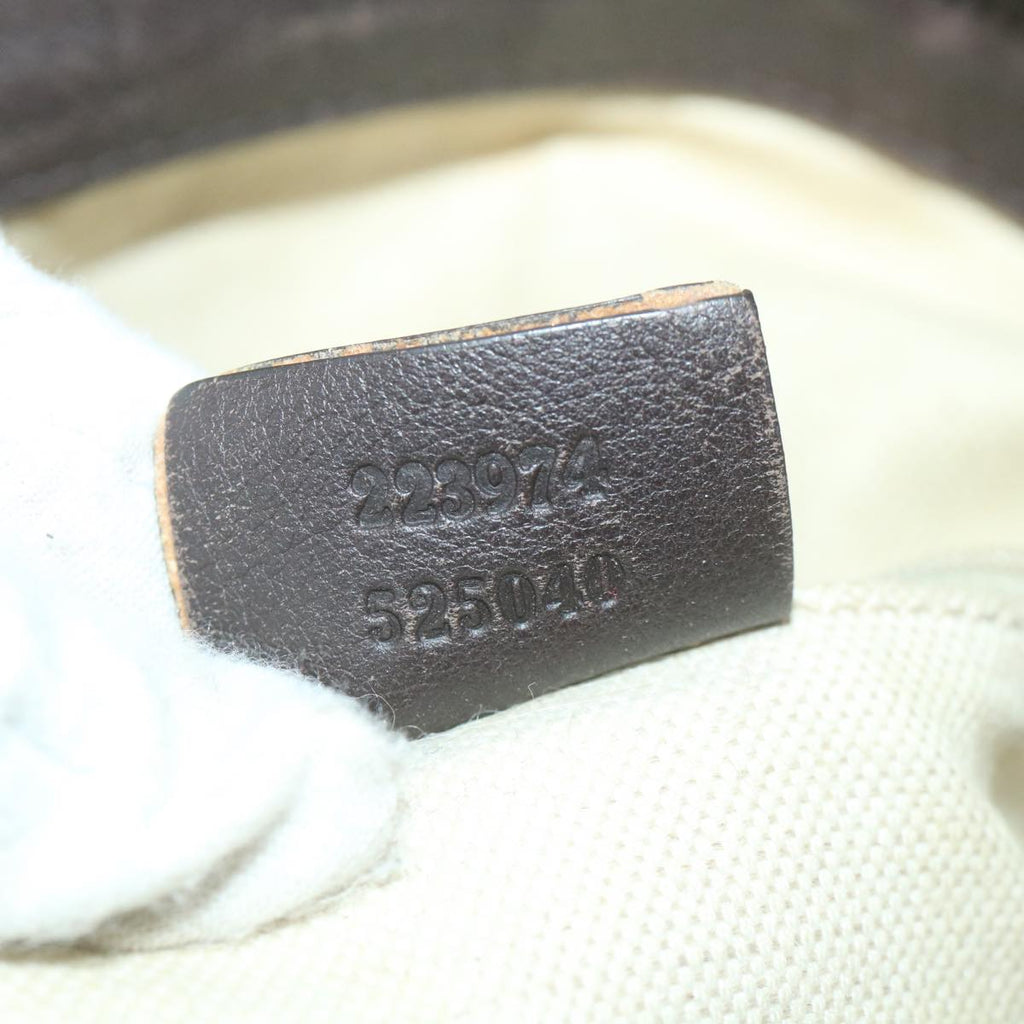 GUCCI GG Canvas Hand Bag Beige 223974 59072