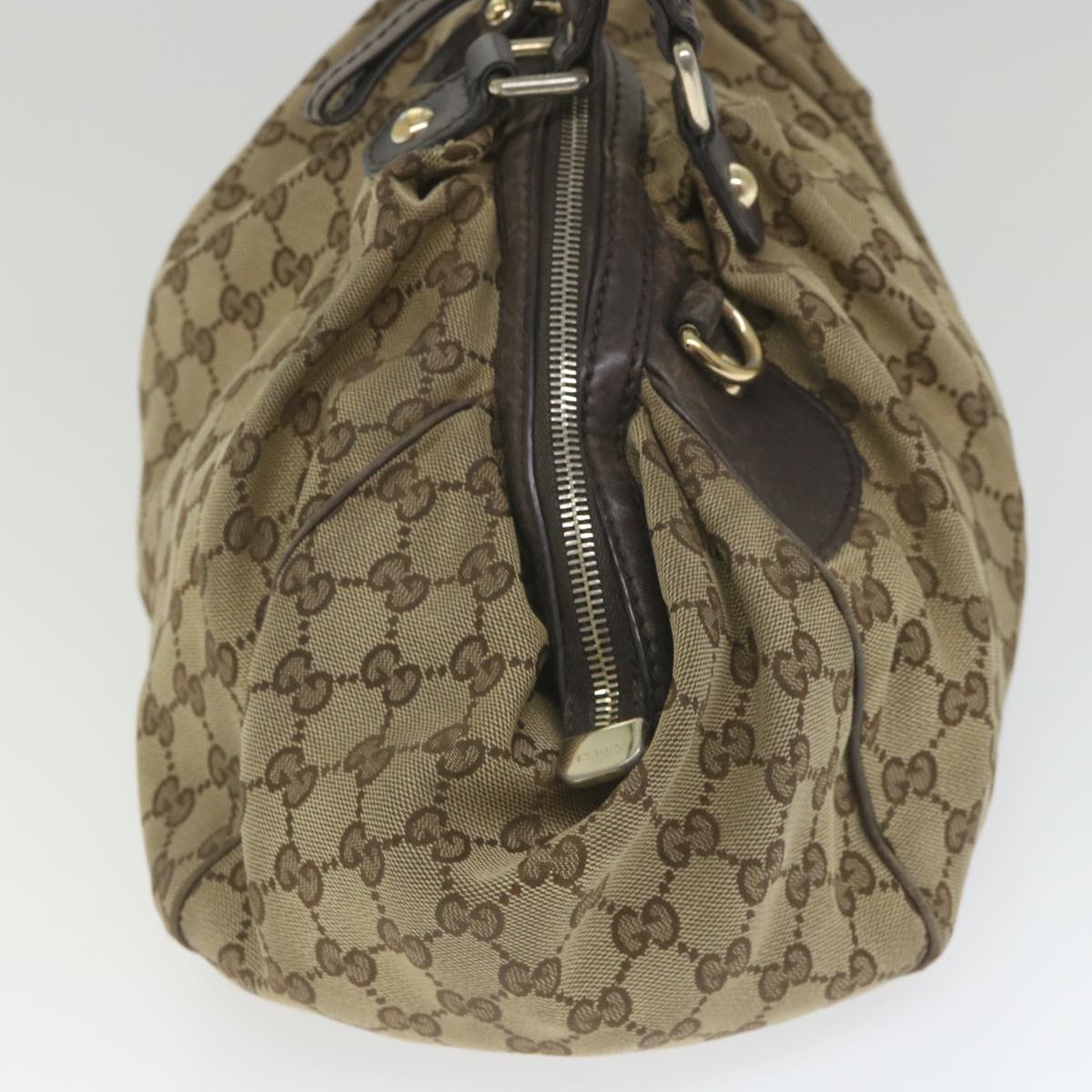 GUCCI GG Canvas Hand Bag Beige 223974 59072