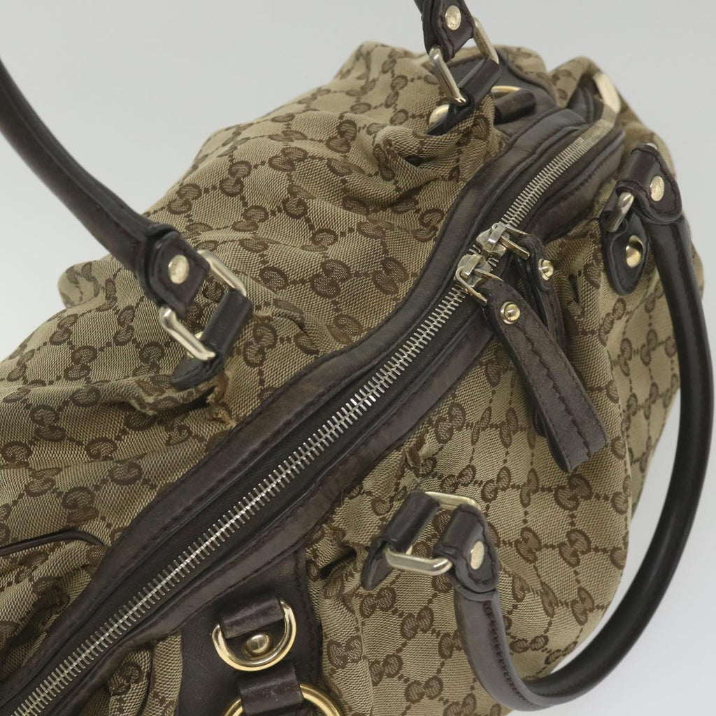 GUCCI GG Canvas Hand Bag Beige 223974 59072