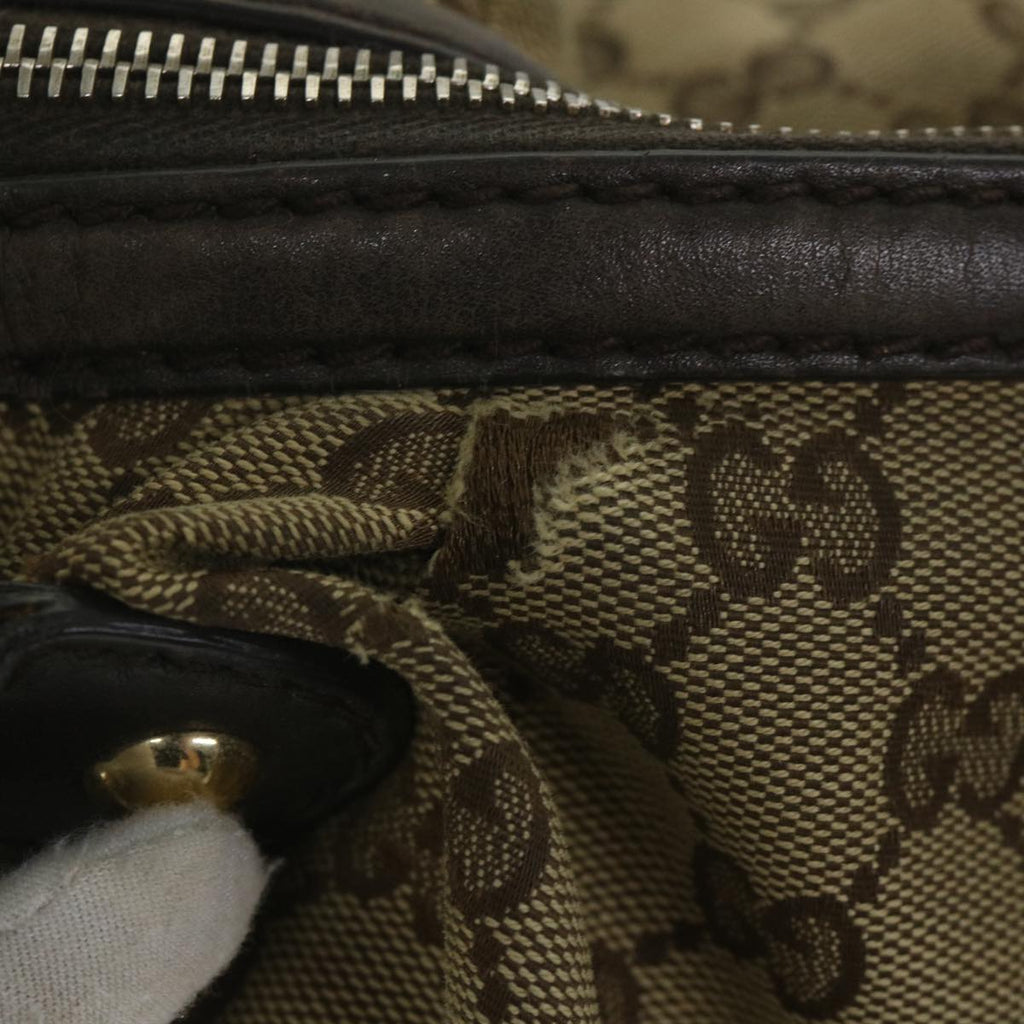 GUCCI GG Canvas Hand Bag Beige 223974 59072