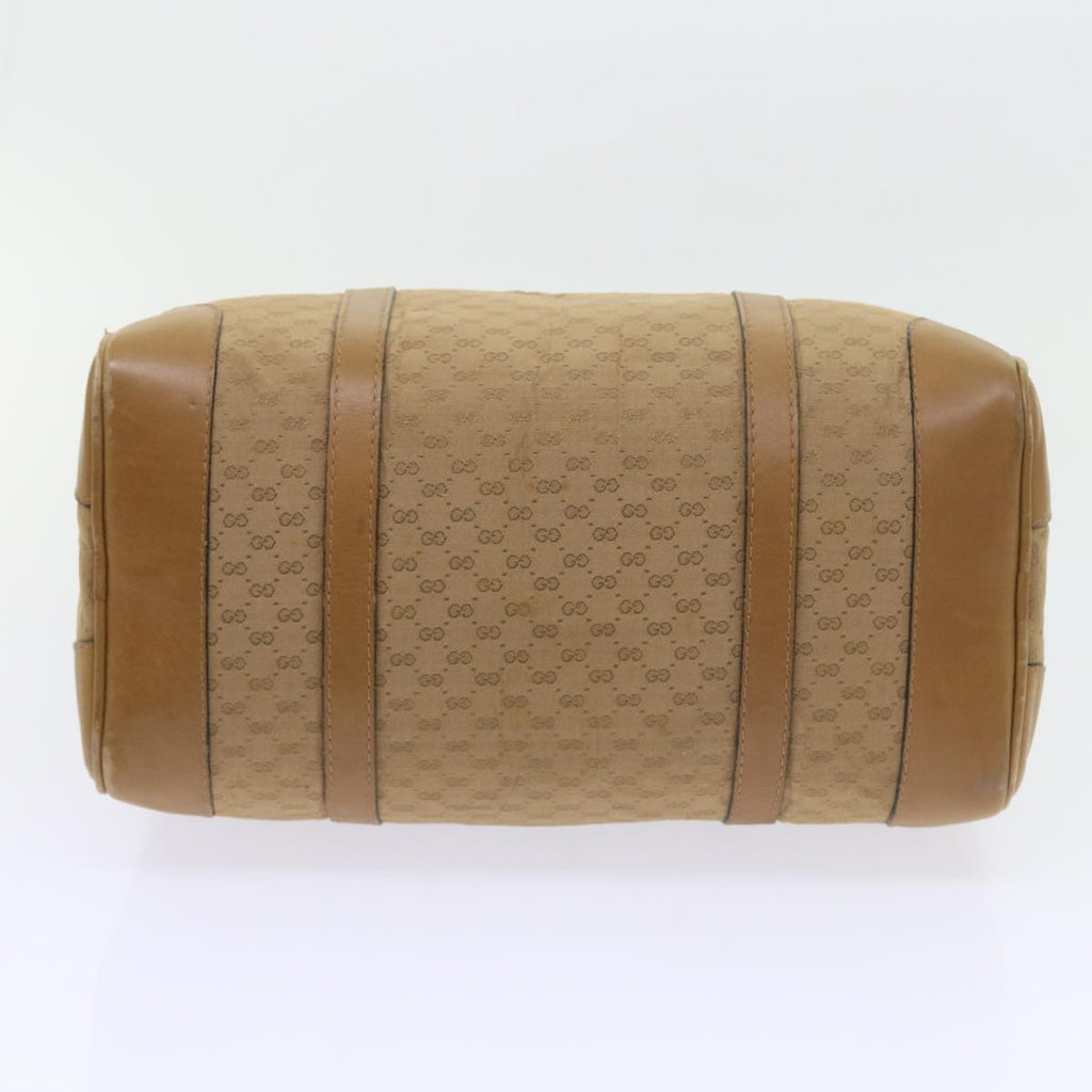 GUCCI Micro GG Canvas Hand Bag Beige 59084