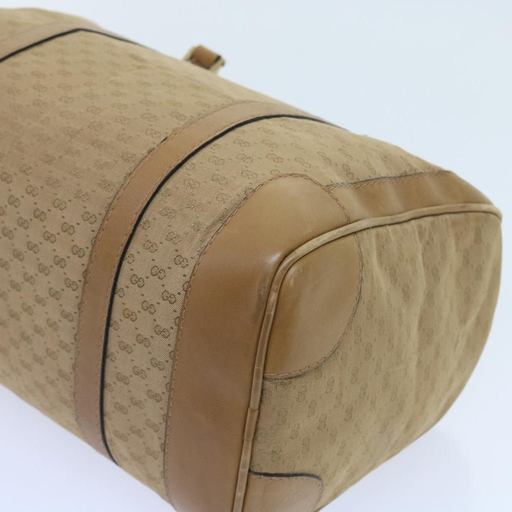 GUCCI Micro GG Canvas Hand Bag Beige 59084