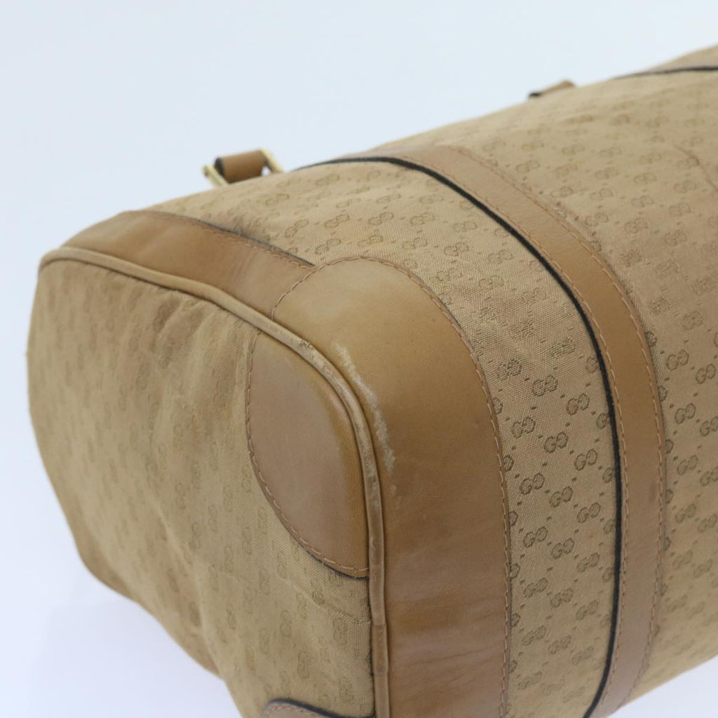 GUCCI Micro GG Canvas Hand Bag Beige 59084