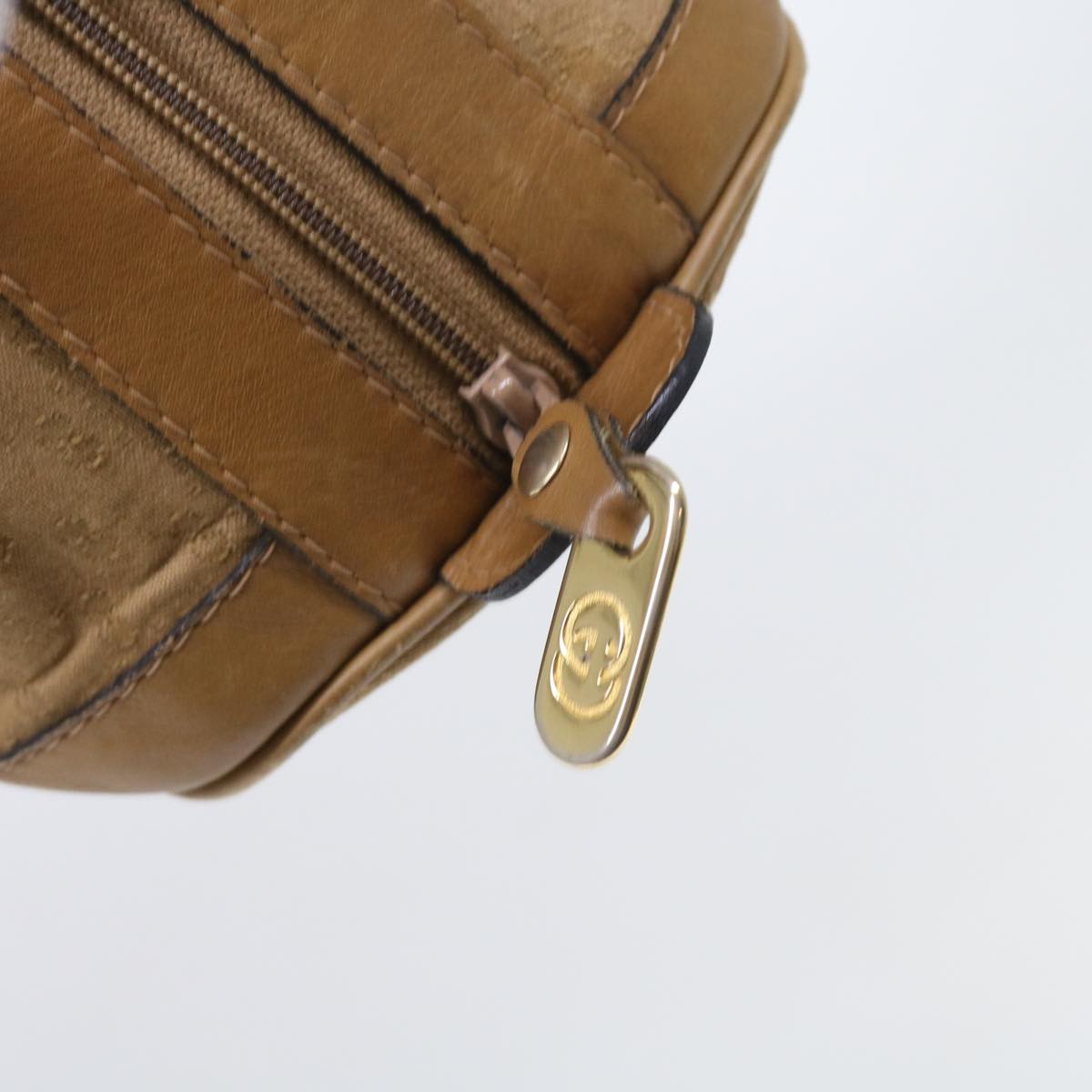 GUCCI Micro GG Canvas Hand Bag Beige 59084