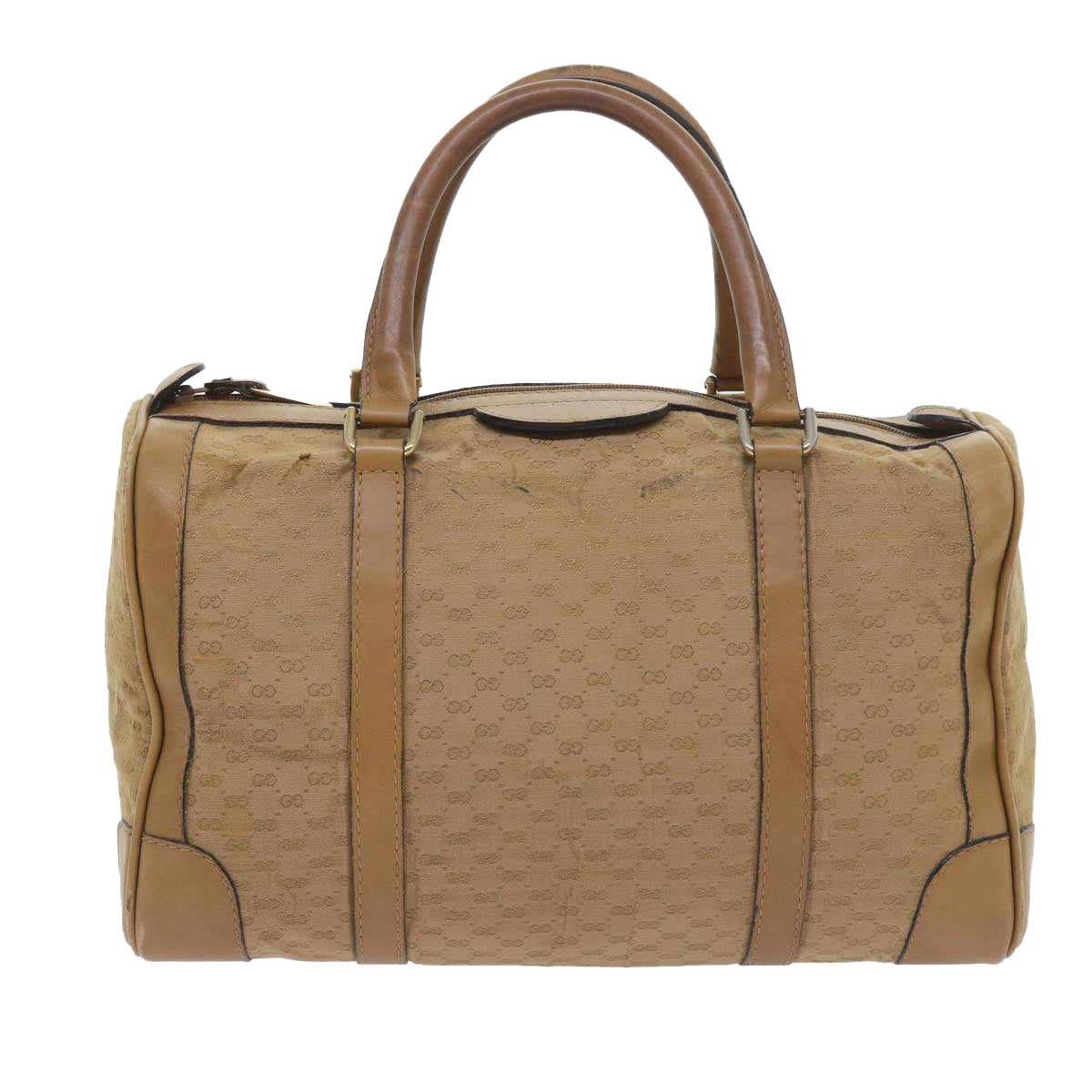 GUCCI Micro GG Canvas Hand Bag Beige 59084